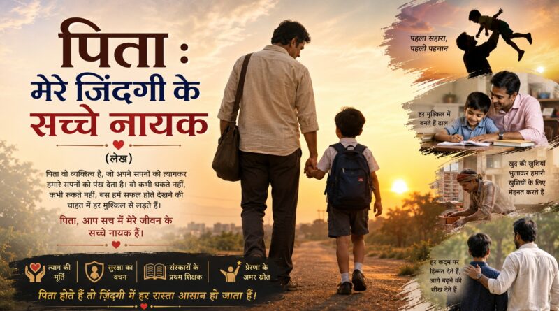 पिताःमेरे जिंद़गी के सच्चे नायक