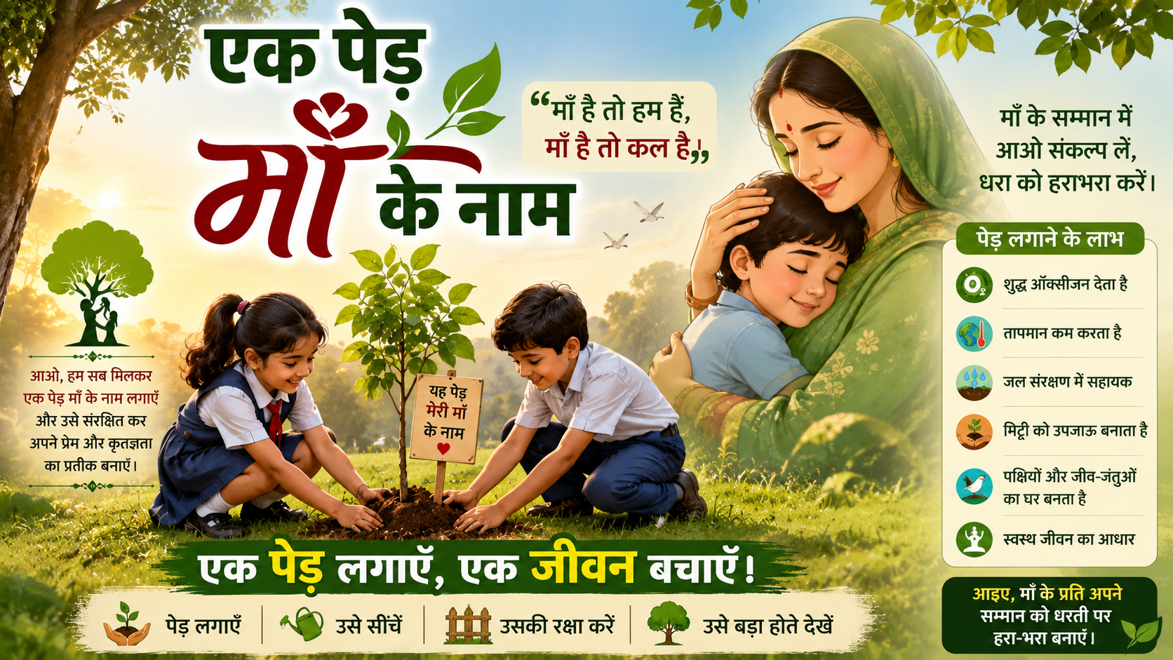 एक पेड़ माँ के नाम