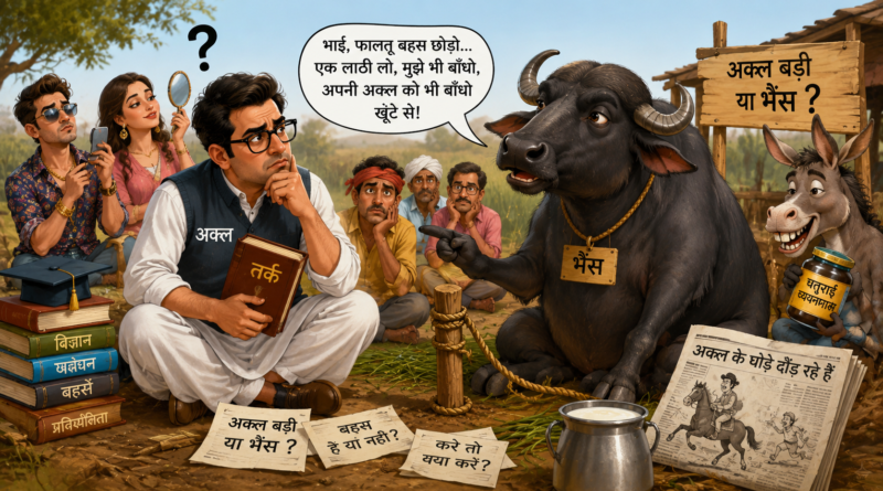अक्ल बड़ी या भैंस