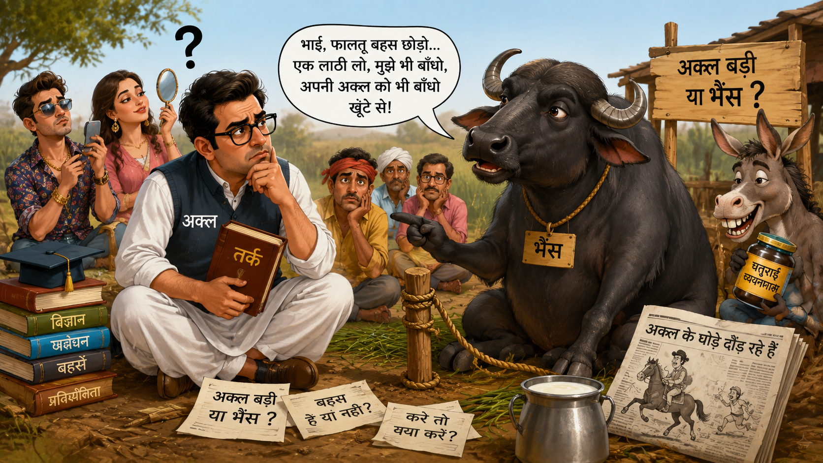 अक्ल बड़ी या भैंस